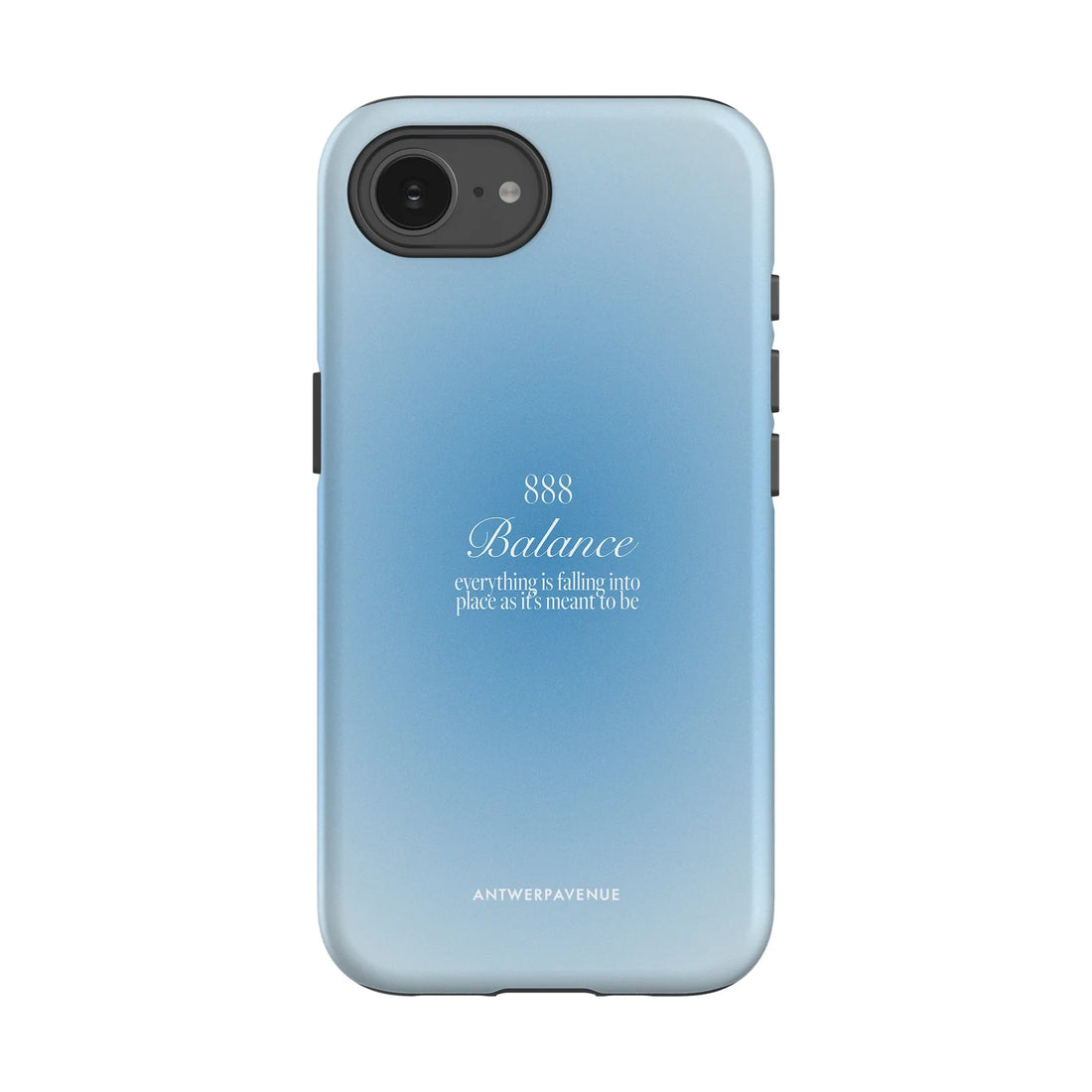 888 Balance - Blue Case - iPhone 16e mockup