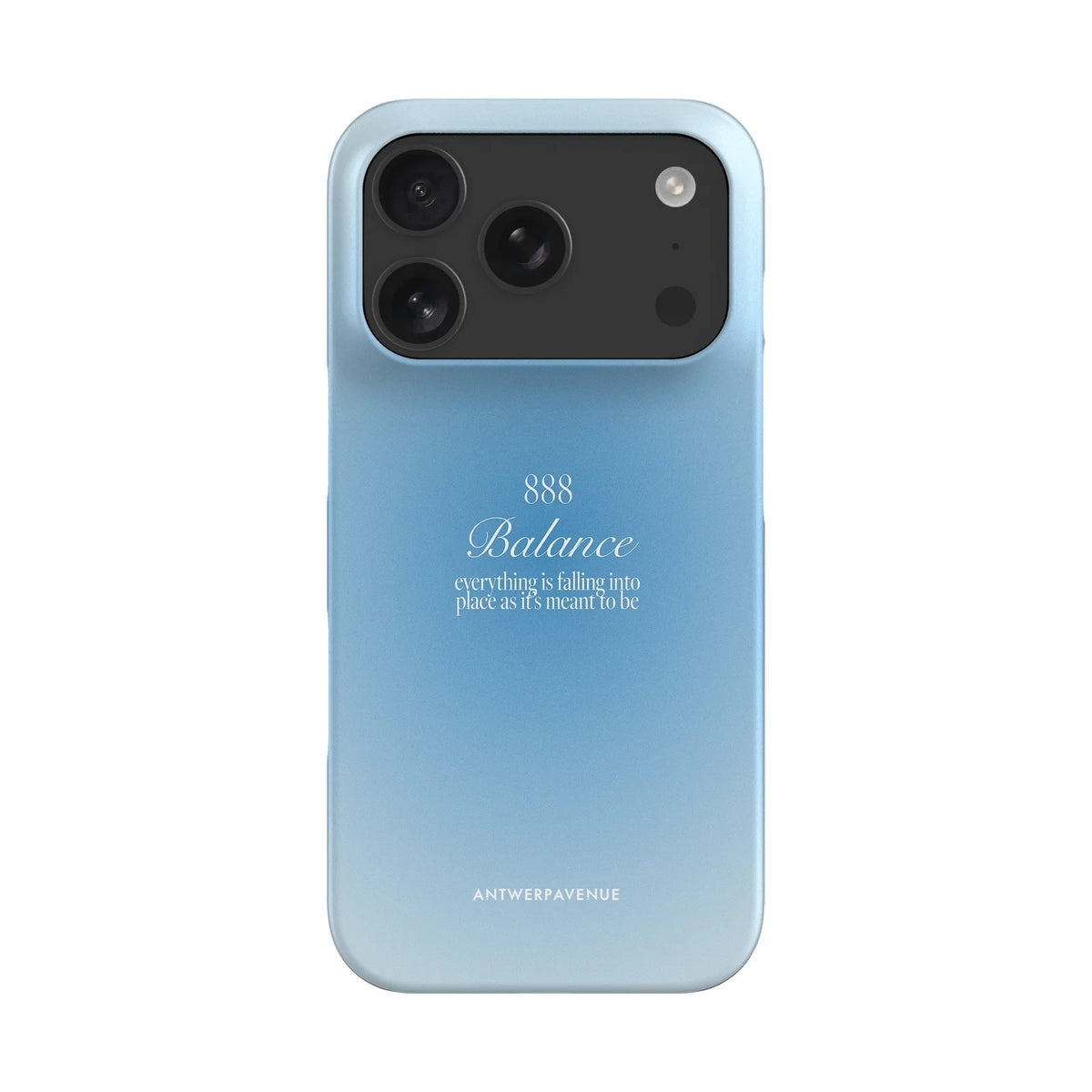 888 Balance - Blue Case - iPhone 17 Pro Snap mockup