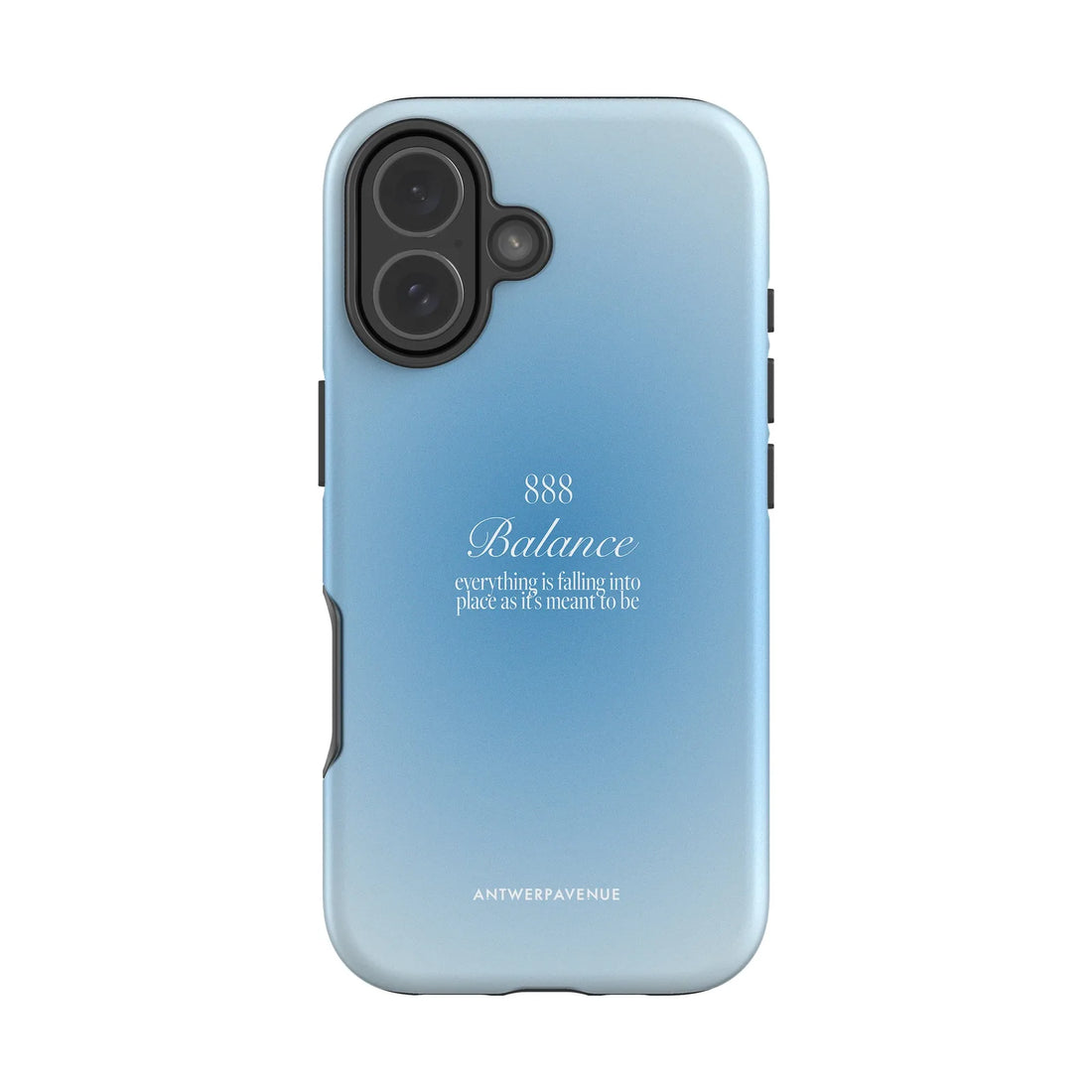 888 Balance - Blue Case - iPhone 17 mockup