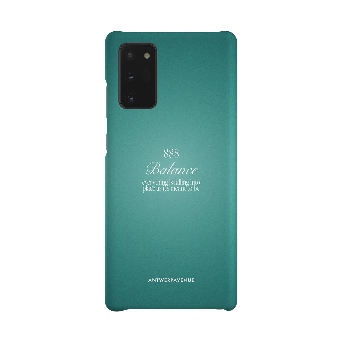 888 Balance - Green Case - Galaxy Note 20 Snap mockup