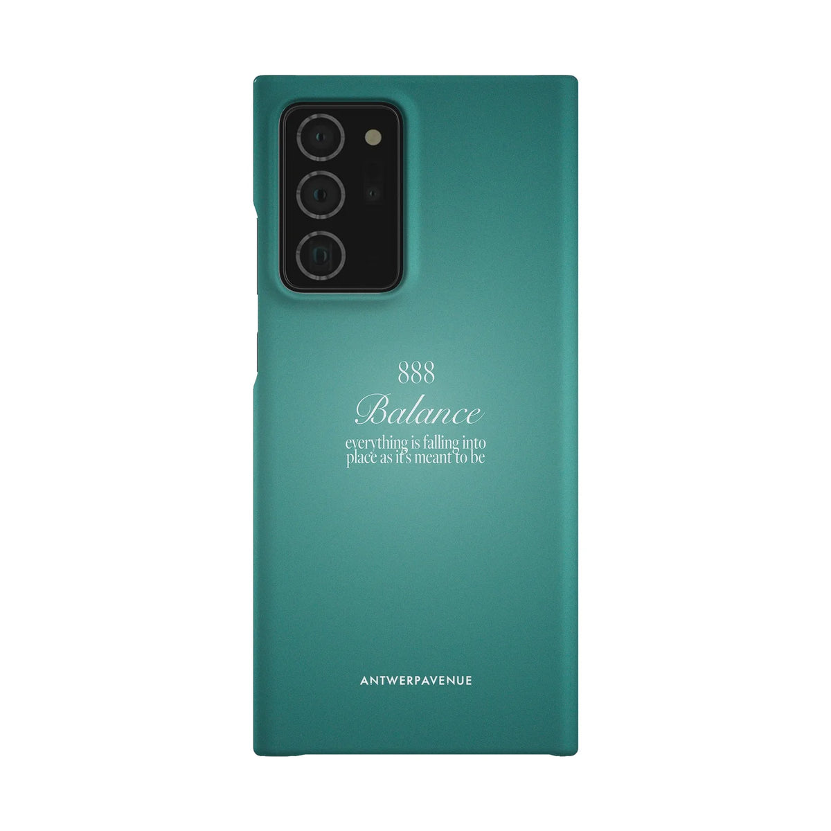 888 Balance - Green Case - Galaxy Note 20 Ultra Snap mockup