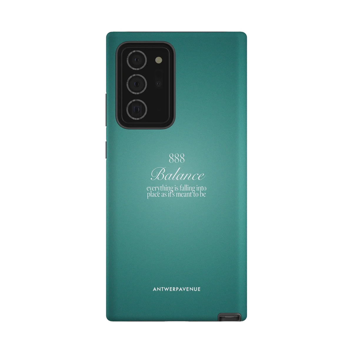 888 Balance - Green Case - Galaxy Note 20 Ultra mockup