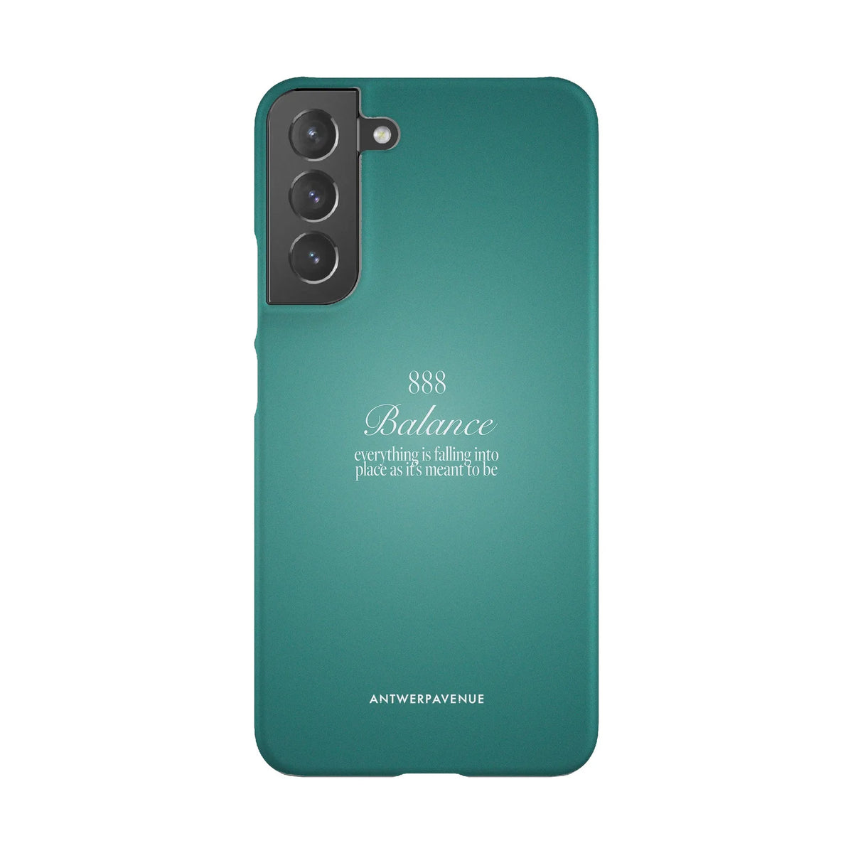 888 Balance - Green Case - Galaxy S22 Plus Snap mockup