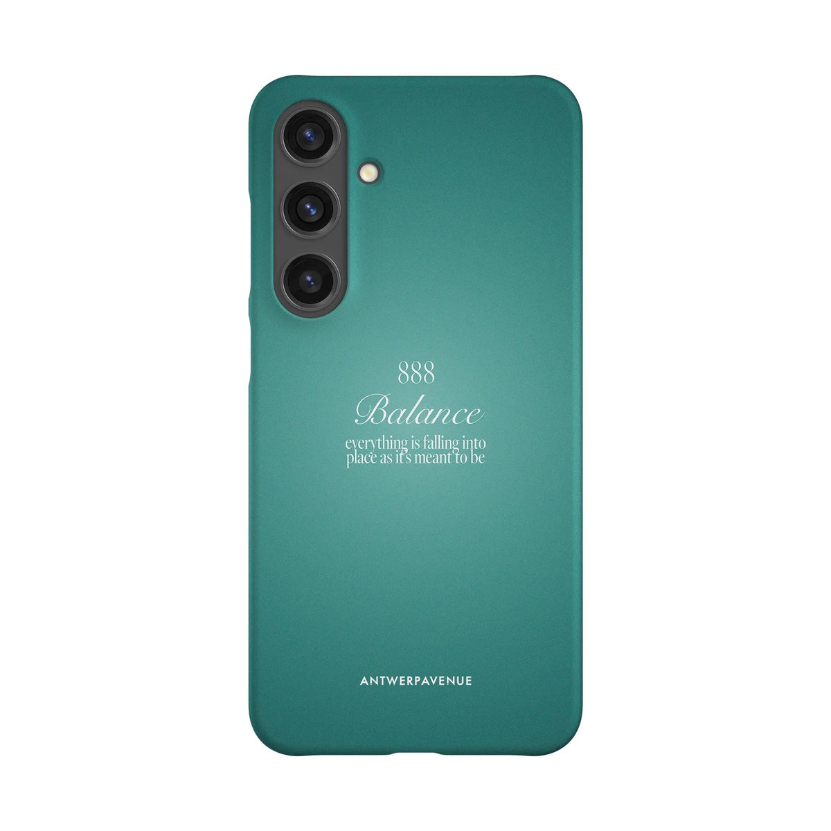 888 Balance - Green Case - Galaxy S24 Plus Snap mockup