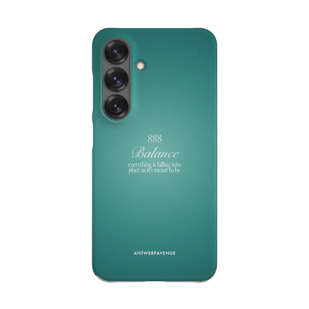 888 Balance - Green Case - Galaxy S25 Snap mockup