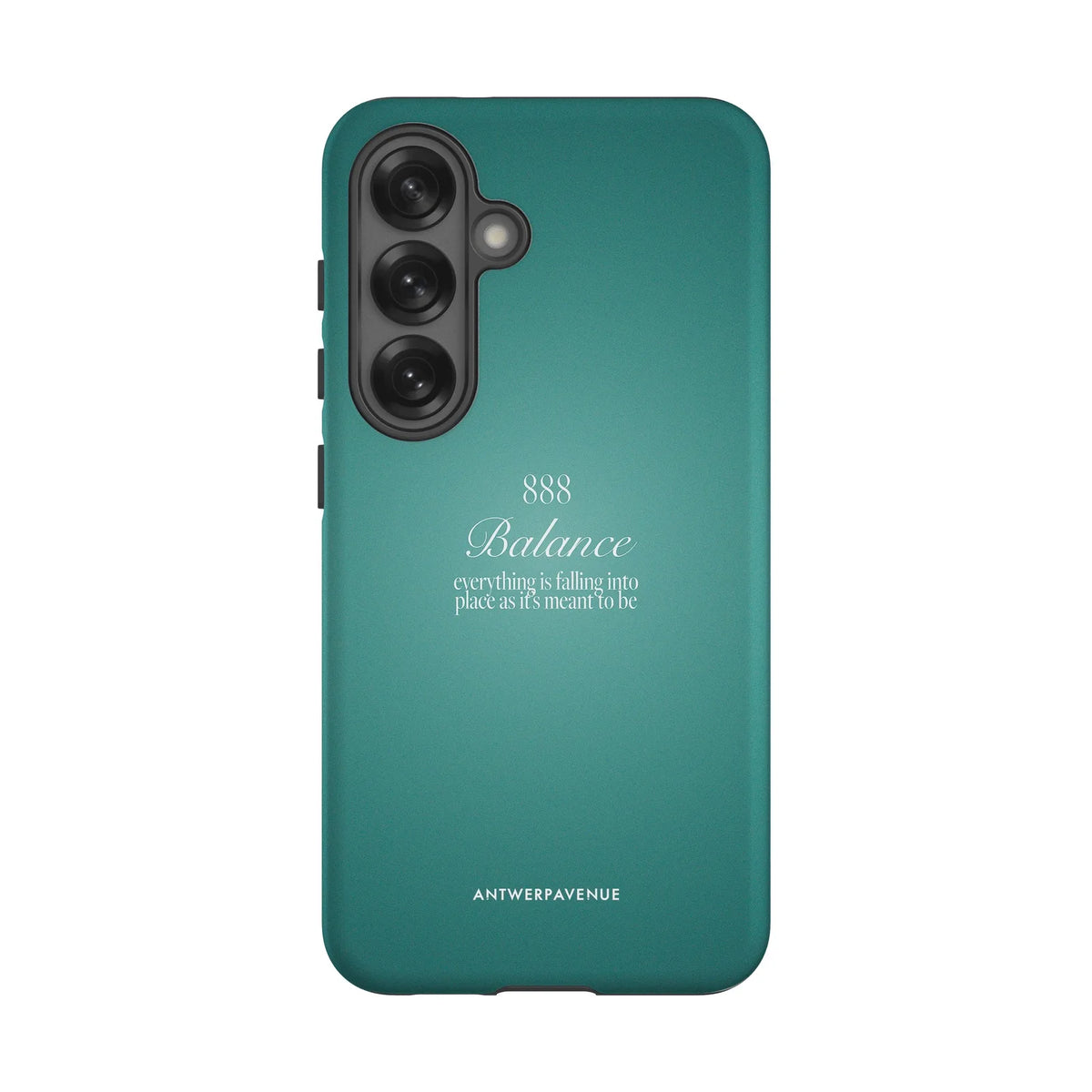 888 Balance - Green Case - Galaxy S25 mockup