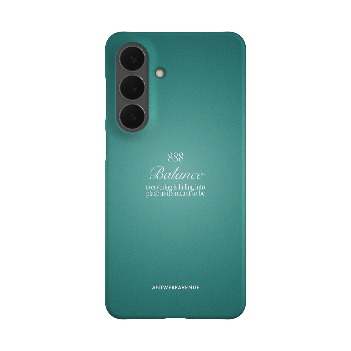 888 Balance - Green Case - Galaxy S26 Plus Snap mockup