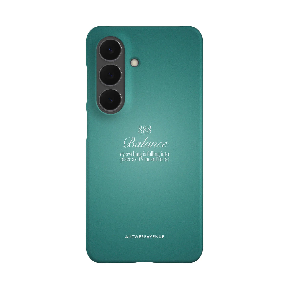 888 Balance - Green Case - Galaxy S26 Snap mockup