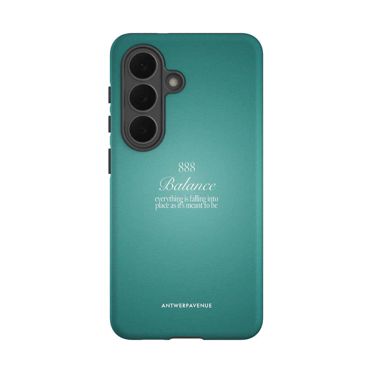 888 Balance - Green Case - Galaxy S26 mockup
