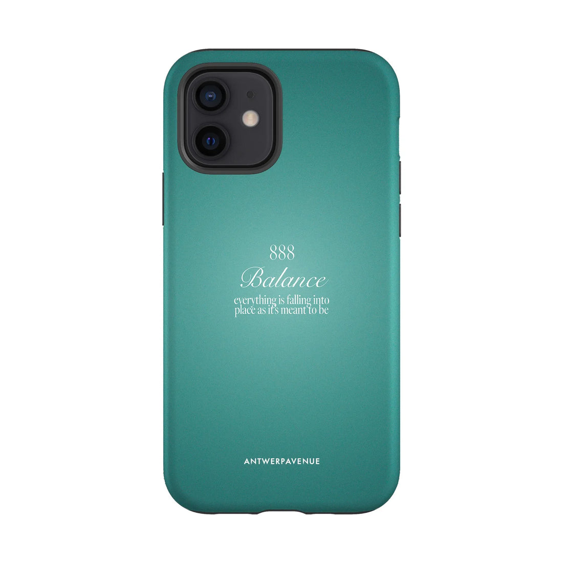 888 Balance - Green Case - iPhone 12 mockup
