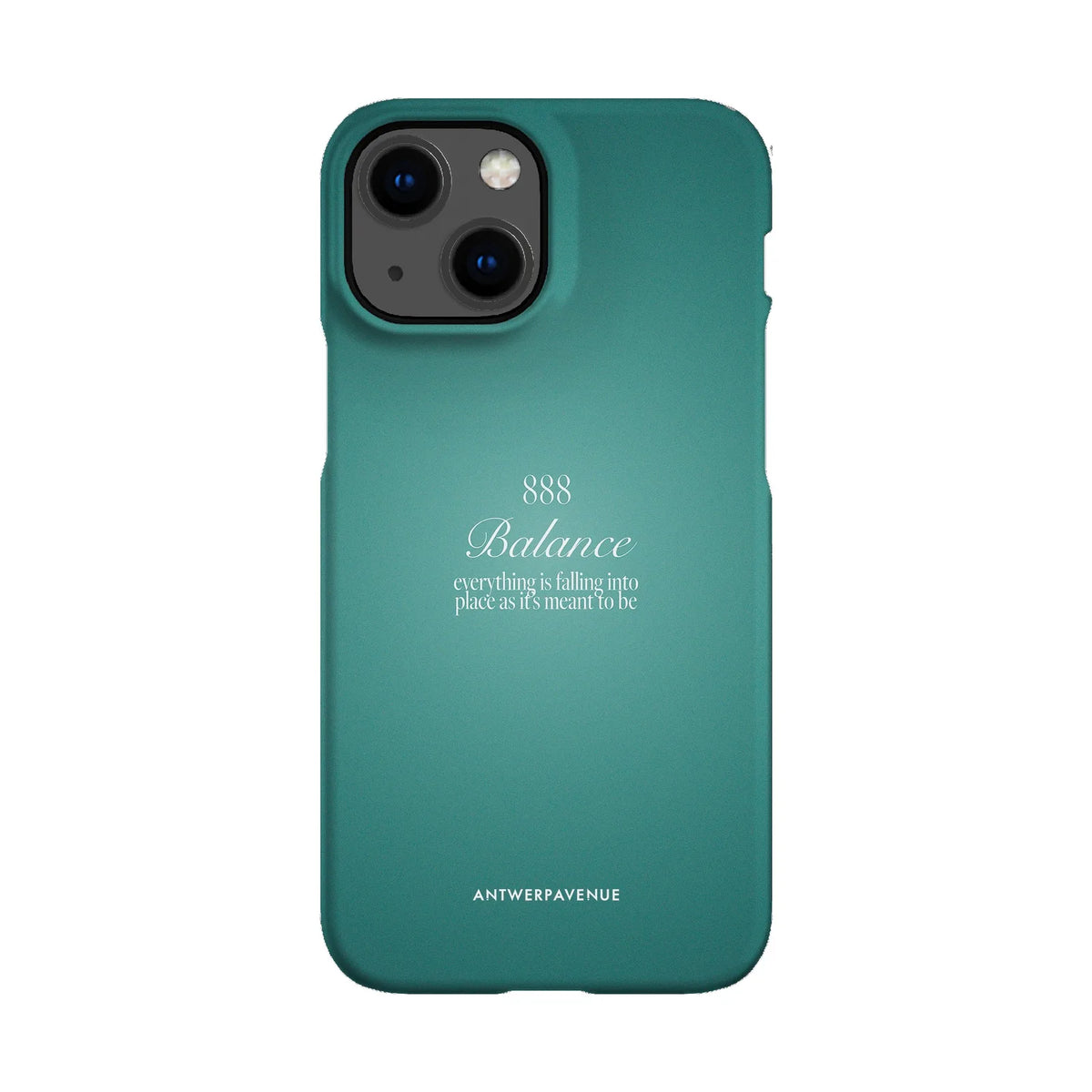 888 Balance - Green Case - iPhone 13 Mini Snap mockup