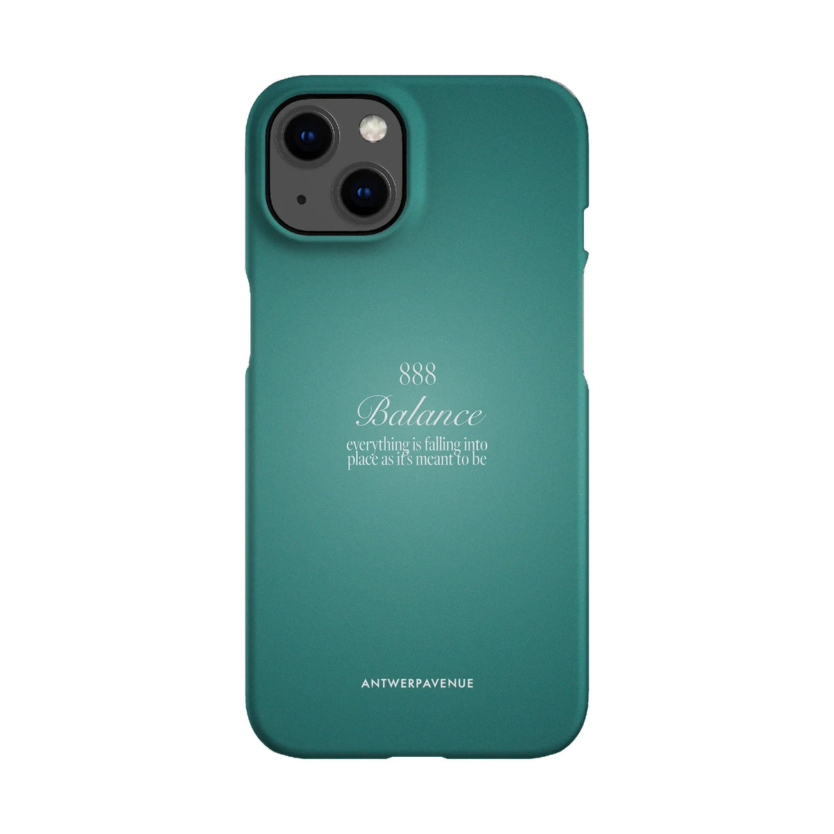 888 Balance - Green Case - iPhone 13 Snap mockup