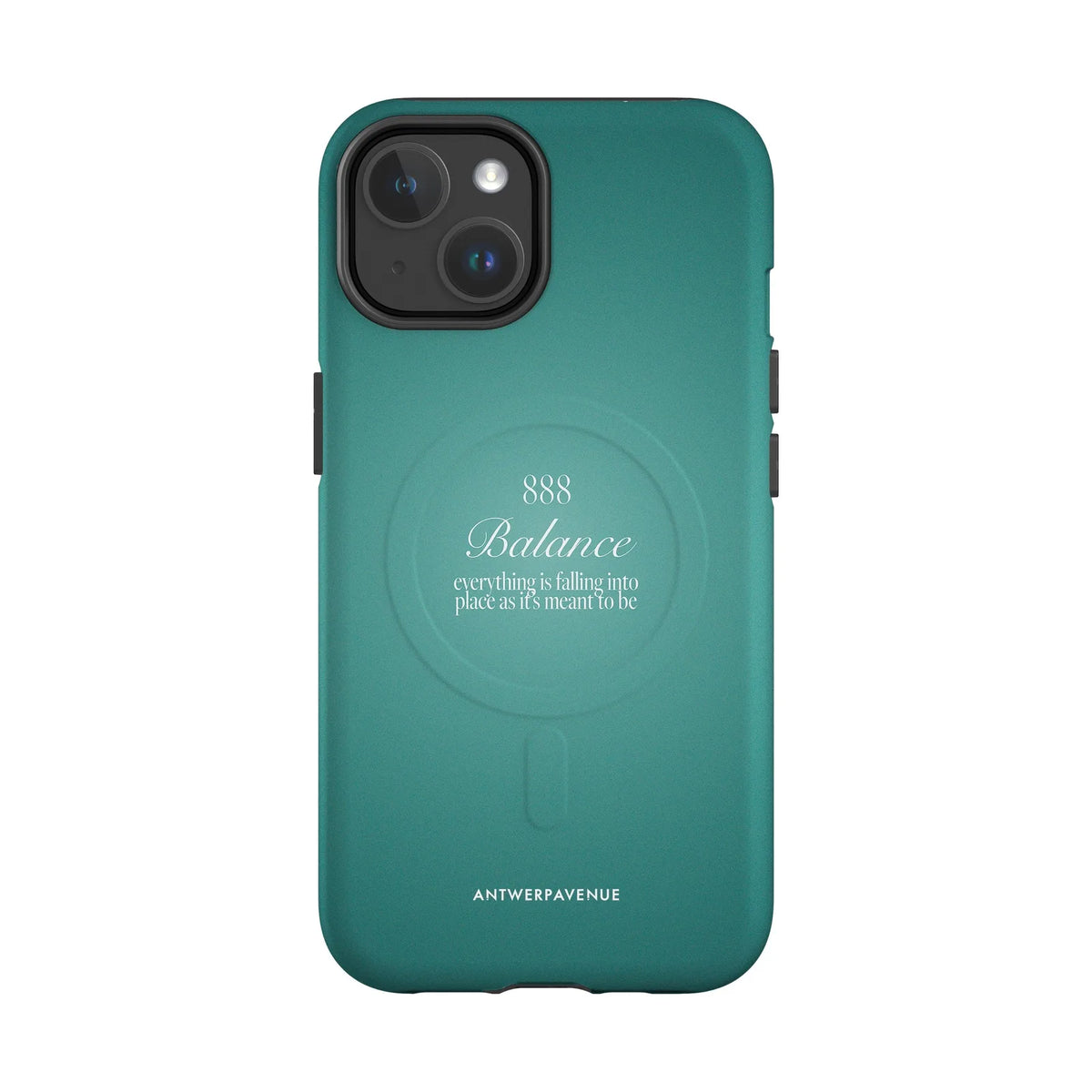 888 Balance - Green Case - iPhone 14 MagSafe mockup