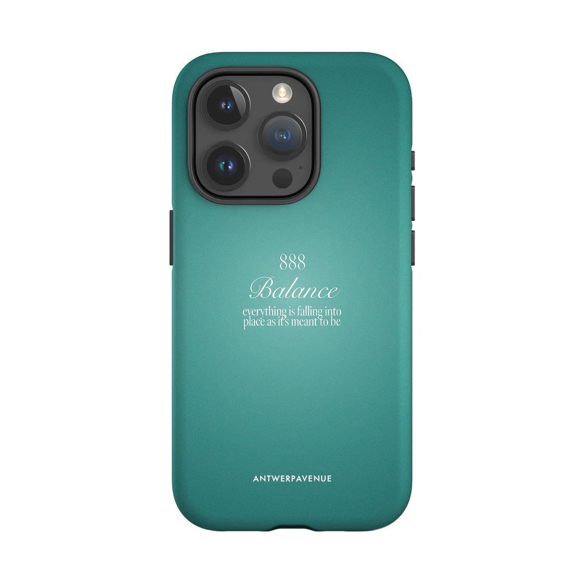 888 Balance - Green Case - iPhone 15 Pro mockup