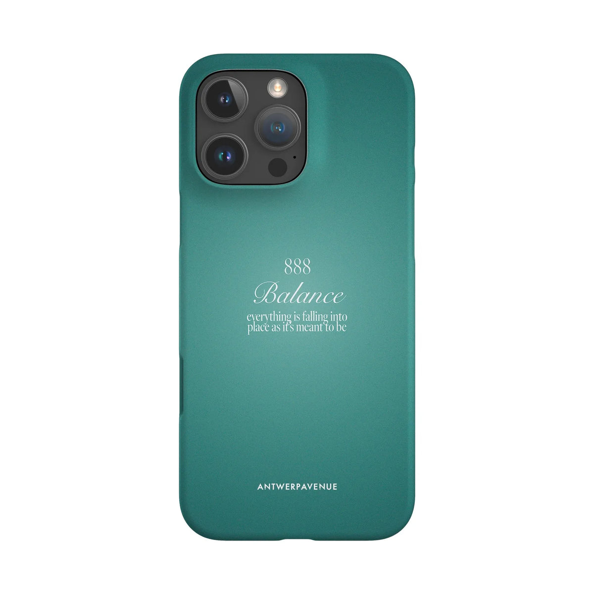 888 Balance - Green Case - iPhone 16 Pro Max Snap mockup