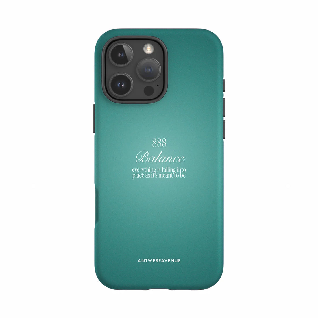 888 Balance - Green Case - iPhone 16 Pro Max mockup