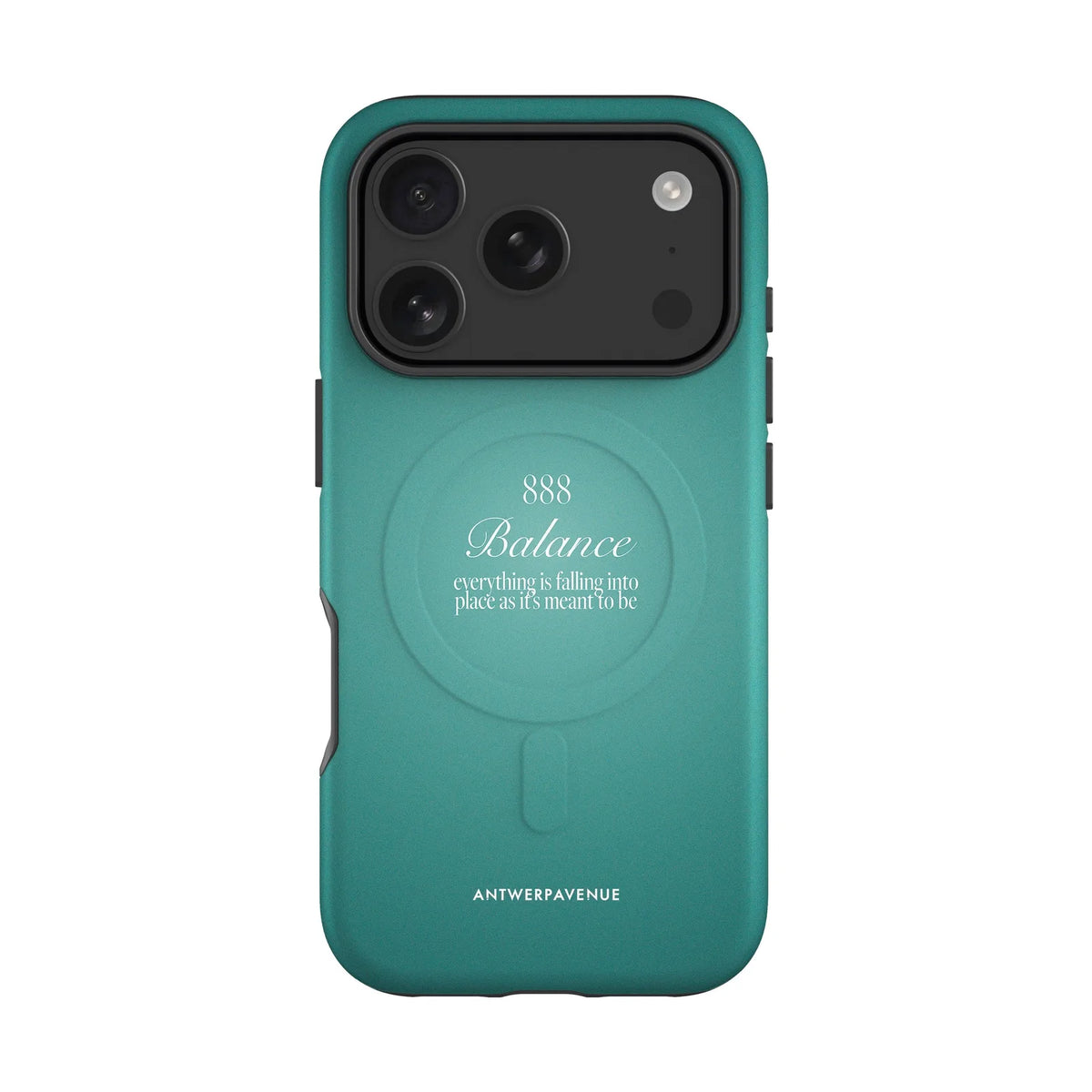 888 Balance - Green Case - iPhone 17 Pro MagSafe mockup