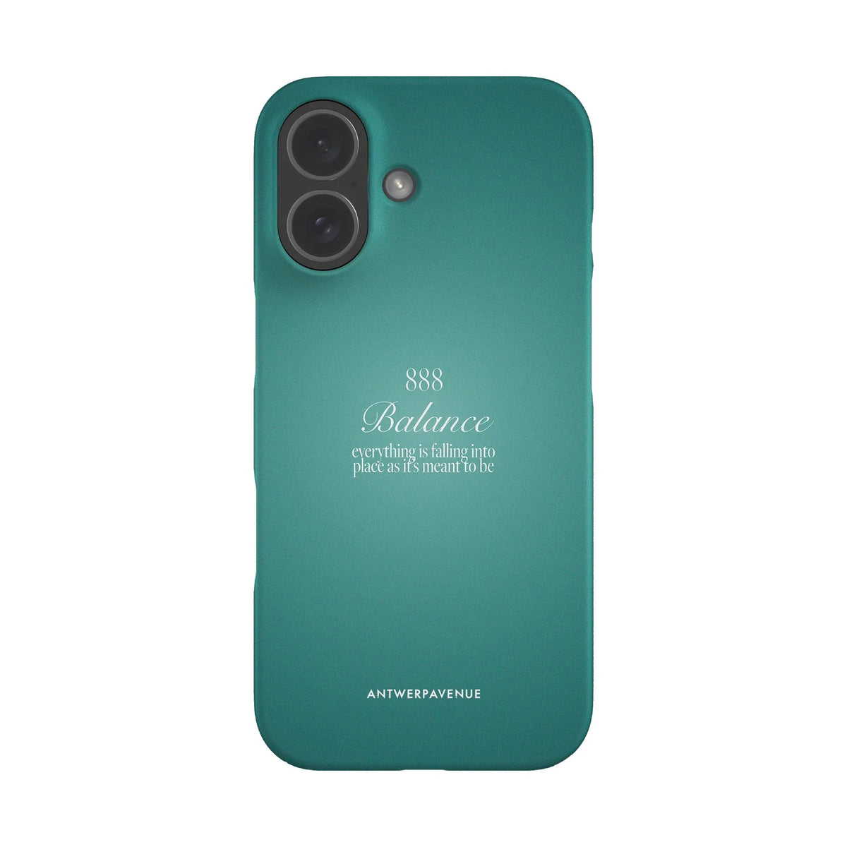 888 Balance - Green Case - iPhone 17 Snap mockup