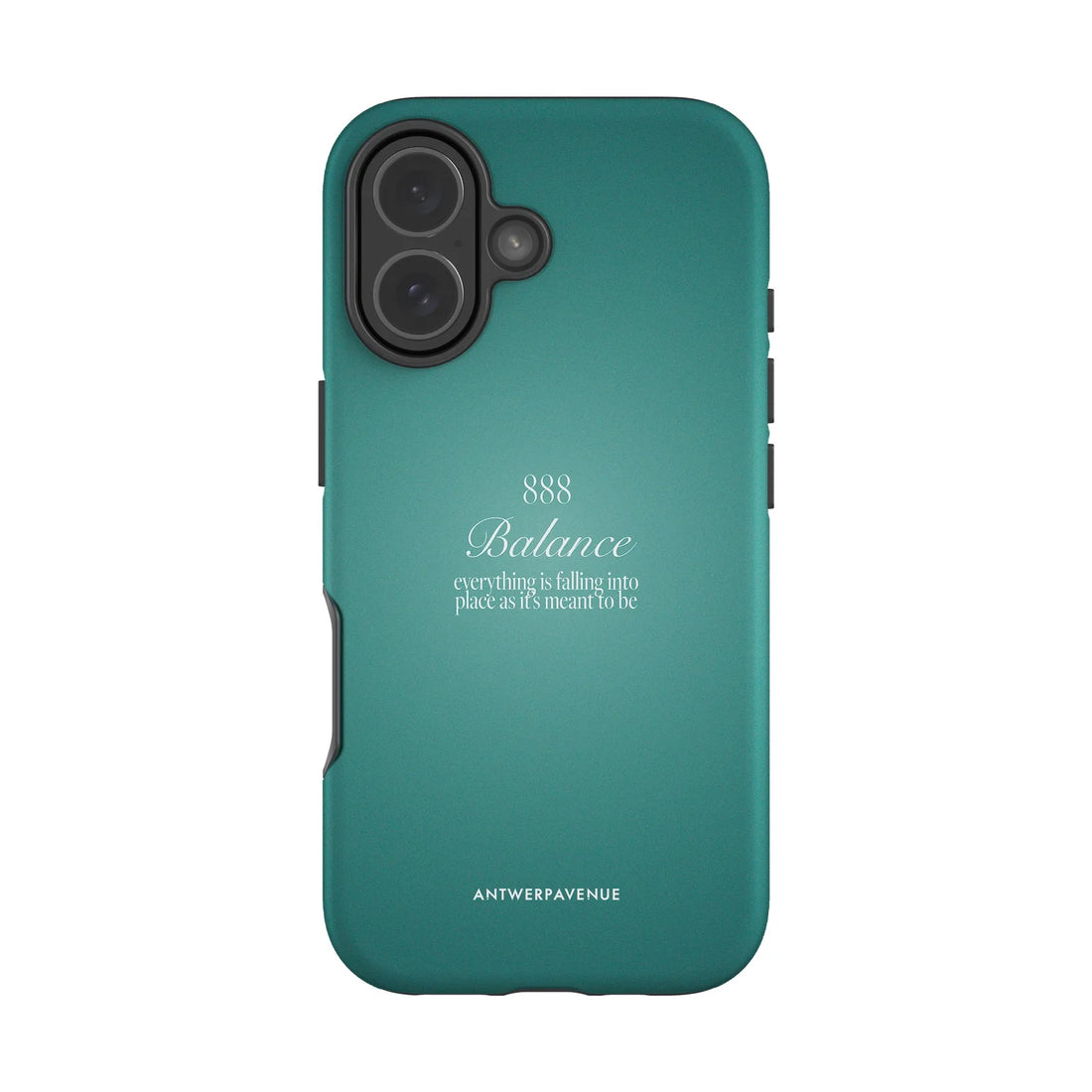 888 Balance - Green Case - iPhone 17 mockup