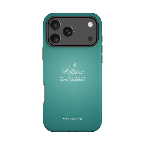 Green 888 Balance phone case for iPhone