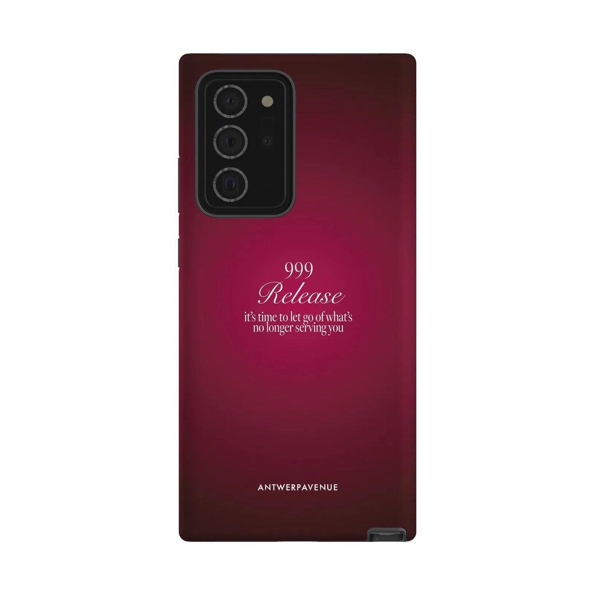 999 Release - Red Case - Galaxy Note 20 Ultra mockup