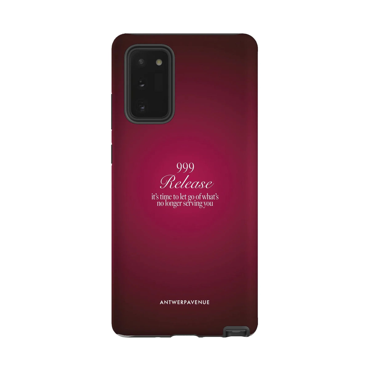 999 Release - Red Case - Galaxy Note 20 mockup