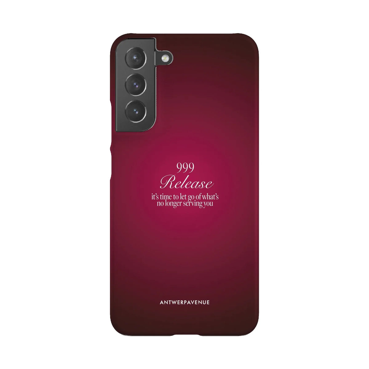 999 Release - Red Case - Galaxy S22 Plus Snap mockup