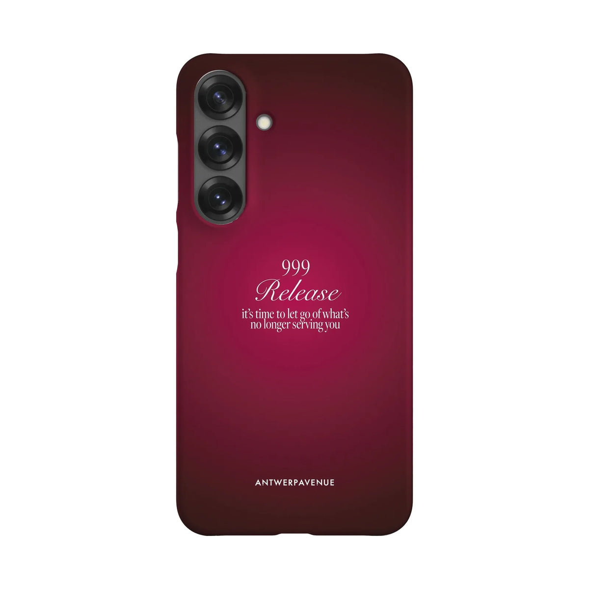 999 Release - Red Case - Galaxy S25 Plus Snap mockup