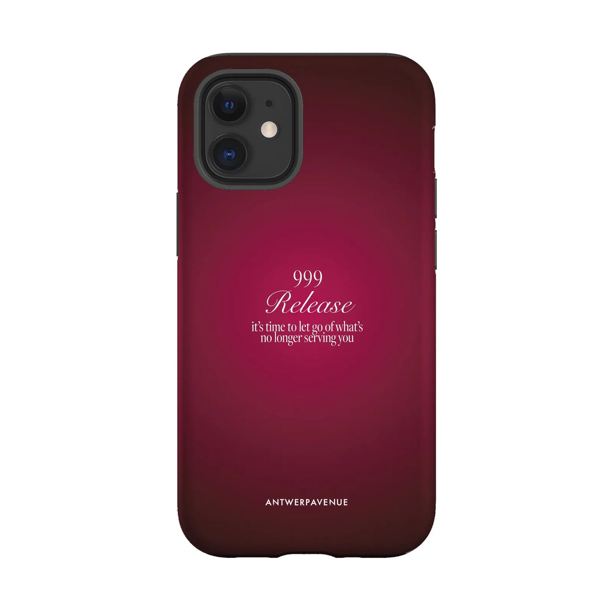 999 Release - Red Case - iPhone 12 Mini mockup