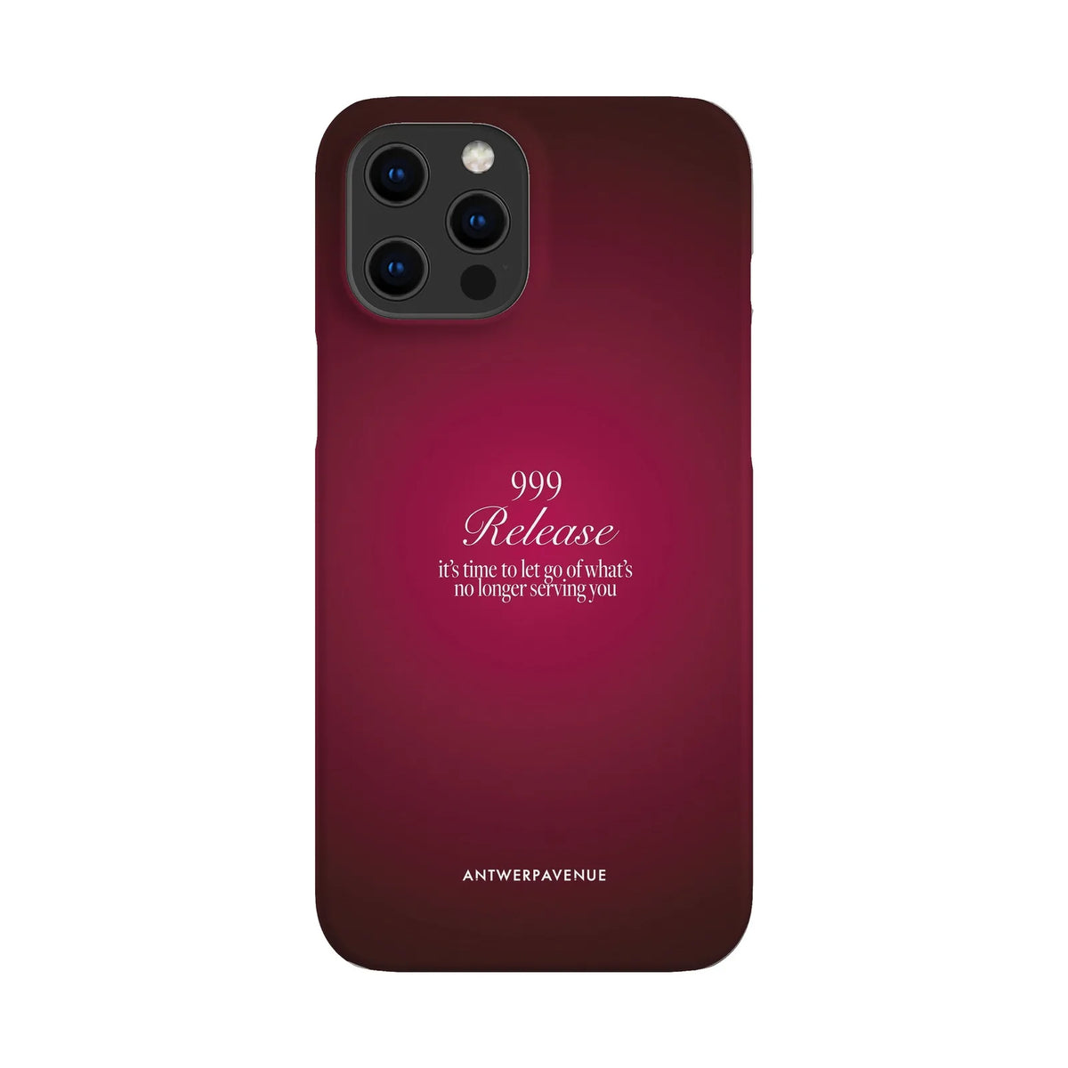 999 Release - Red Case - iPhone 12 Pro Max Snap mockup