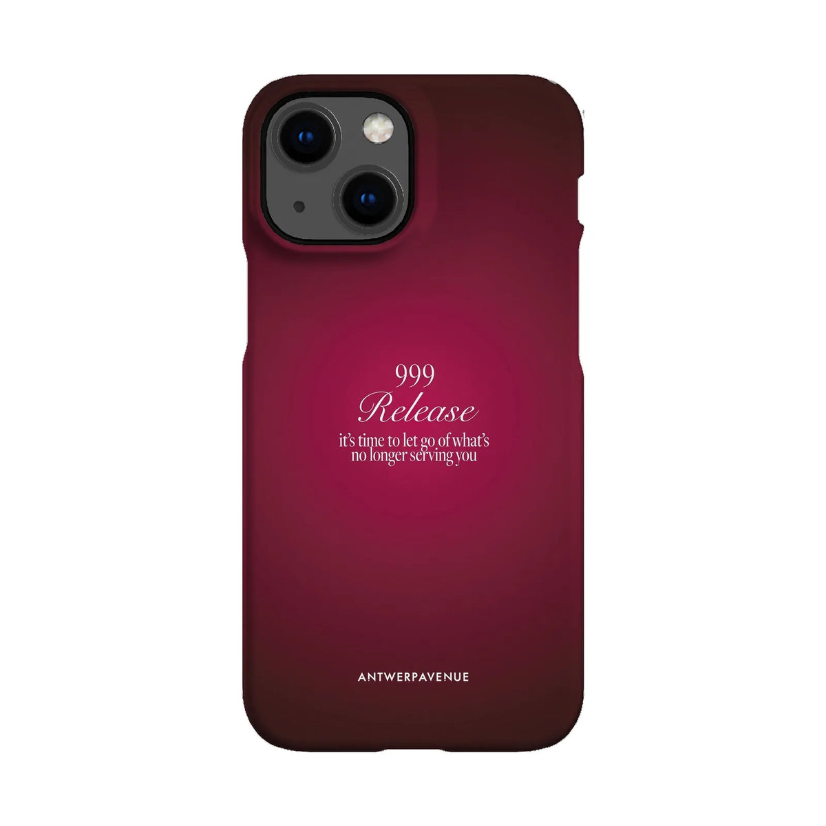 999 Release - Red Case - iPhone 13 Mini Snap mockup