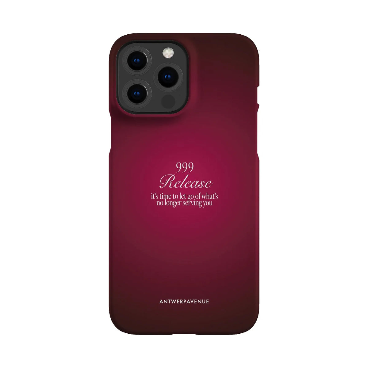999 Release - Red Case - iPhone 13 Pro Max Snap mockup