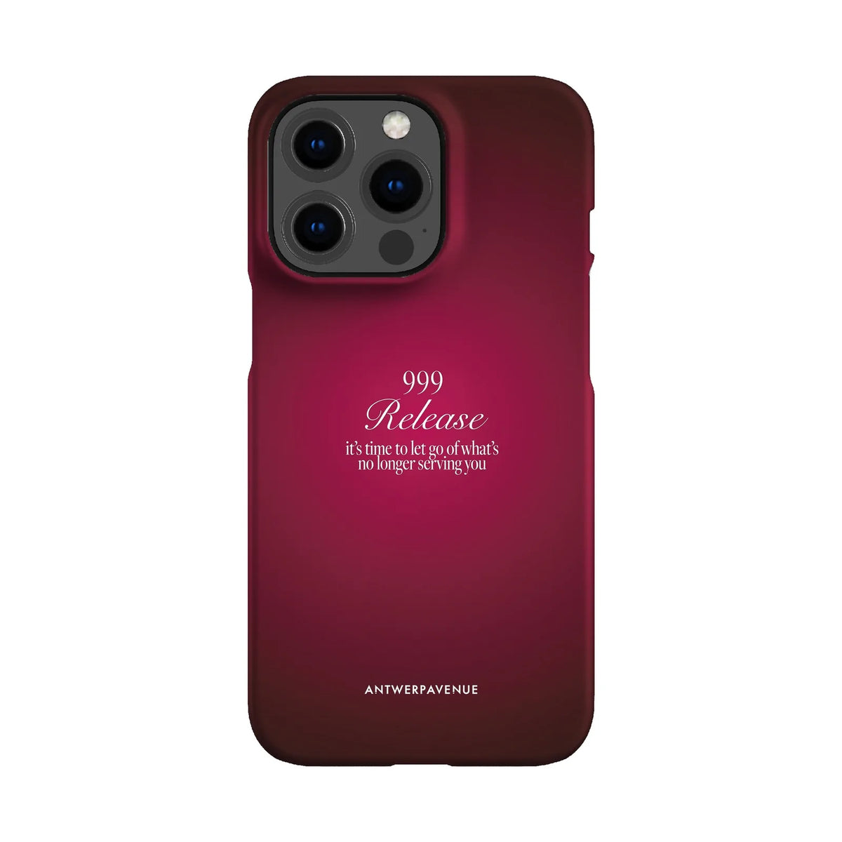 999 Release - Red Case - iPhone 13 Pro Snap mockup