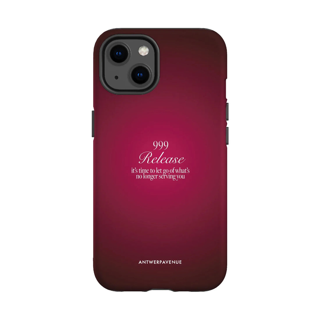 999 Release - Red Case - iPhone 13 mockup