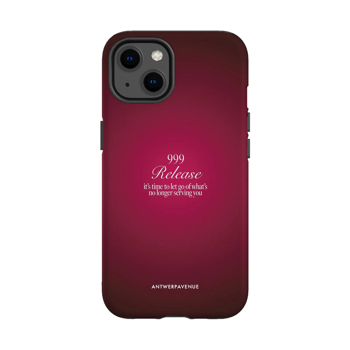 999 Release - Red Case - iPhone 13 mockup