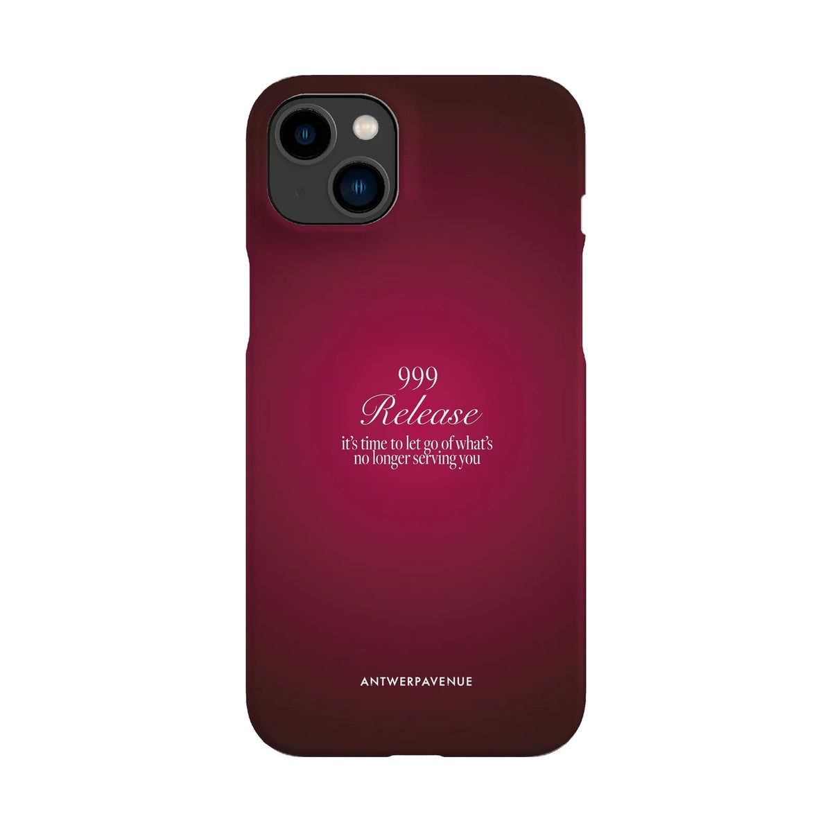 999 Release - Red Case - iPhone 14 Plus Snap mockup
