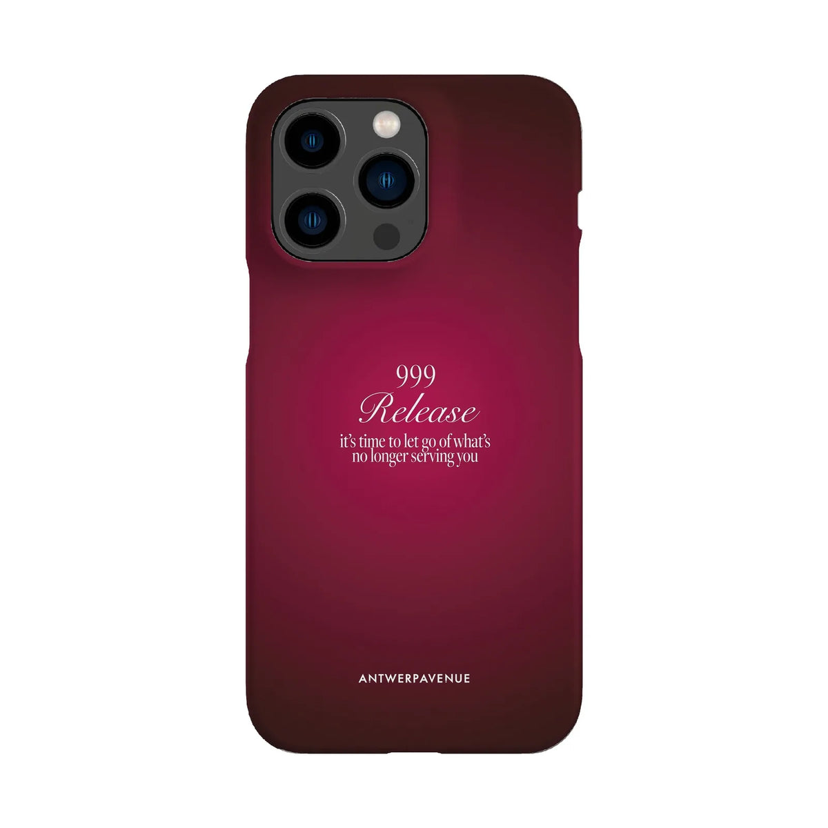 999 Release - Red Case - iPhone 14 Pro Max Snap mockup