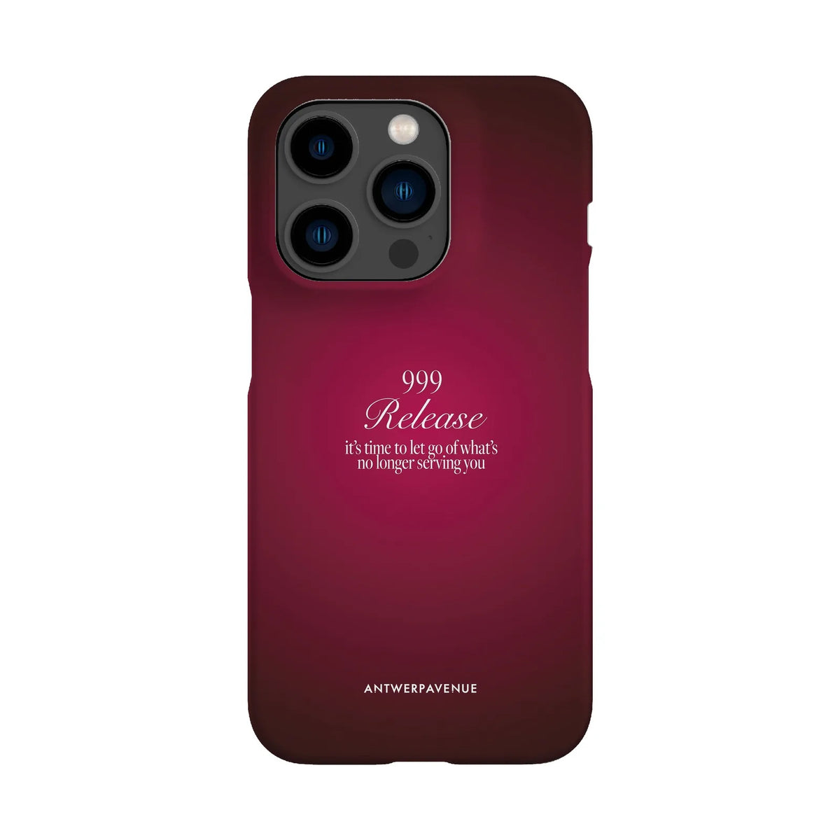 999 Release - Red Case - iPhone 14 Pro Snap mockup