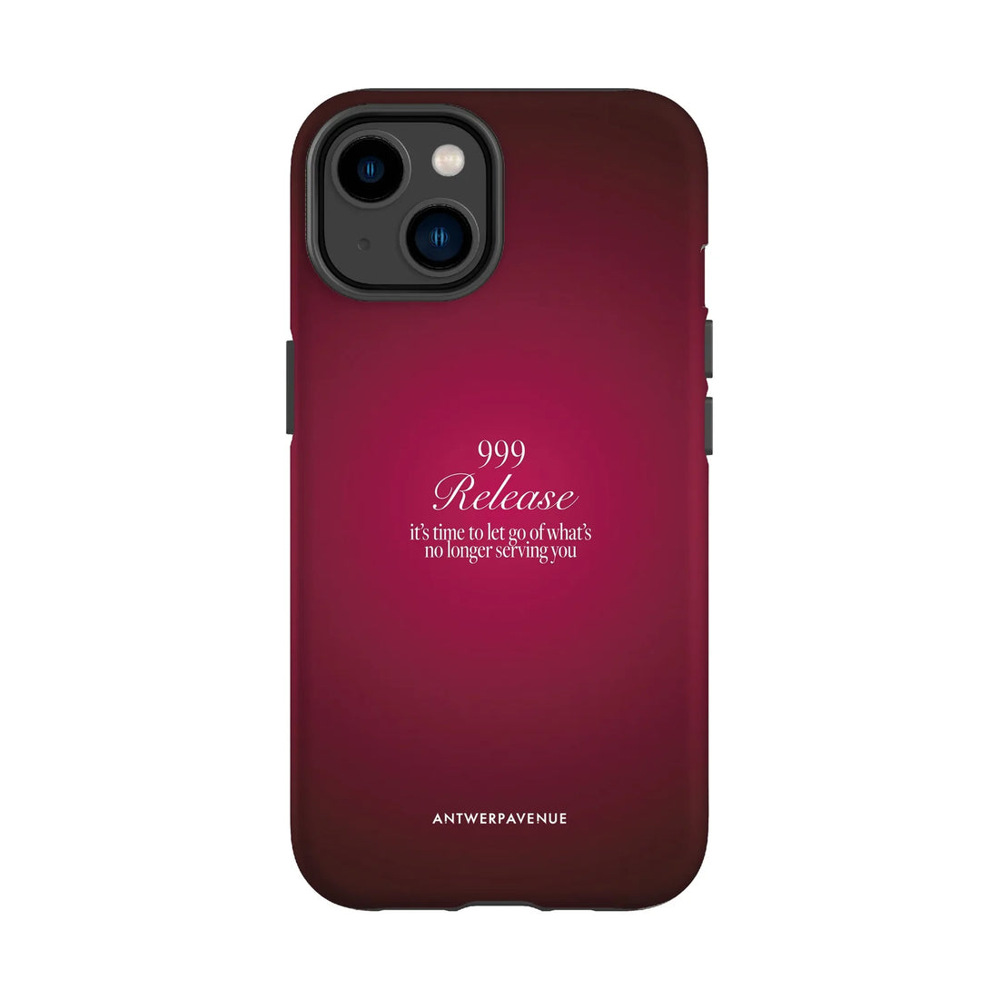 999 Release - Red Case - iPhone 14 mockup