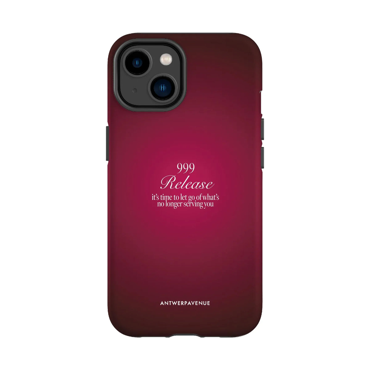 999 Release - Red Case - iPhone 14 mockup