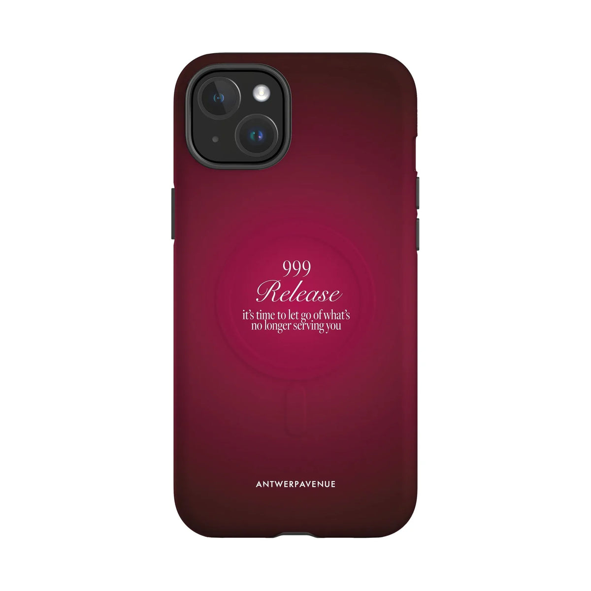 999 Release - Red Case - iPhone 15 Plus MagSafe mockup