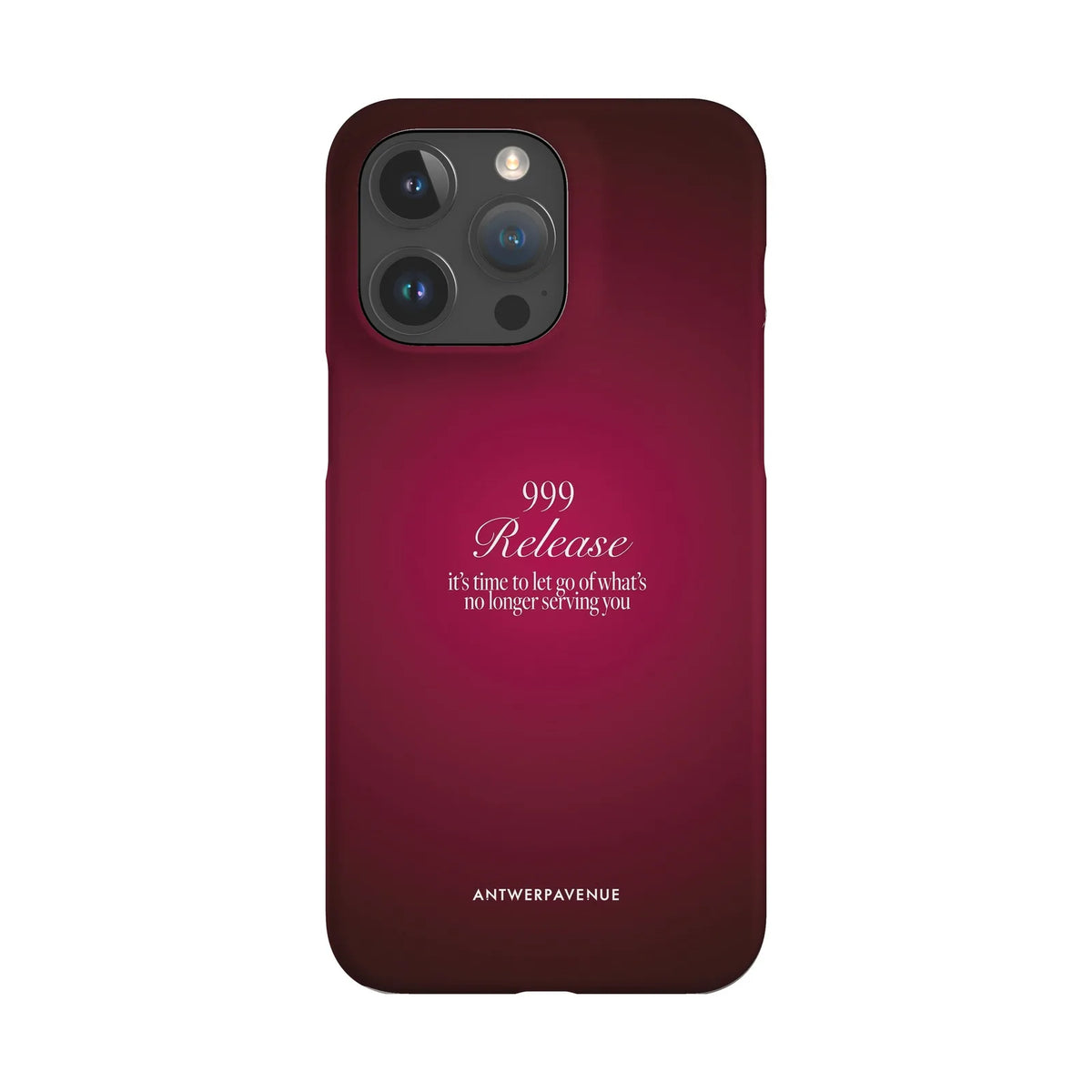 999 Release - Red Case - iPhone 15 Pro Max Snap mockup