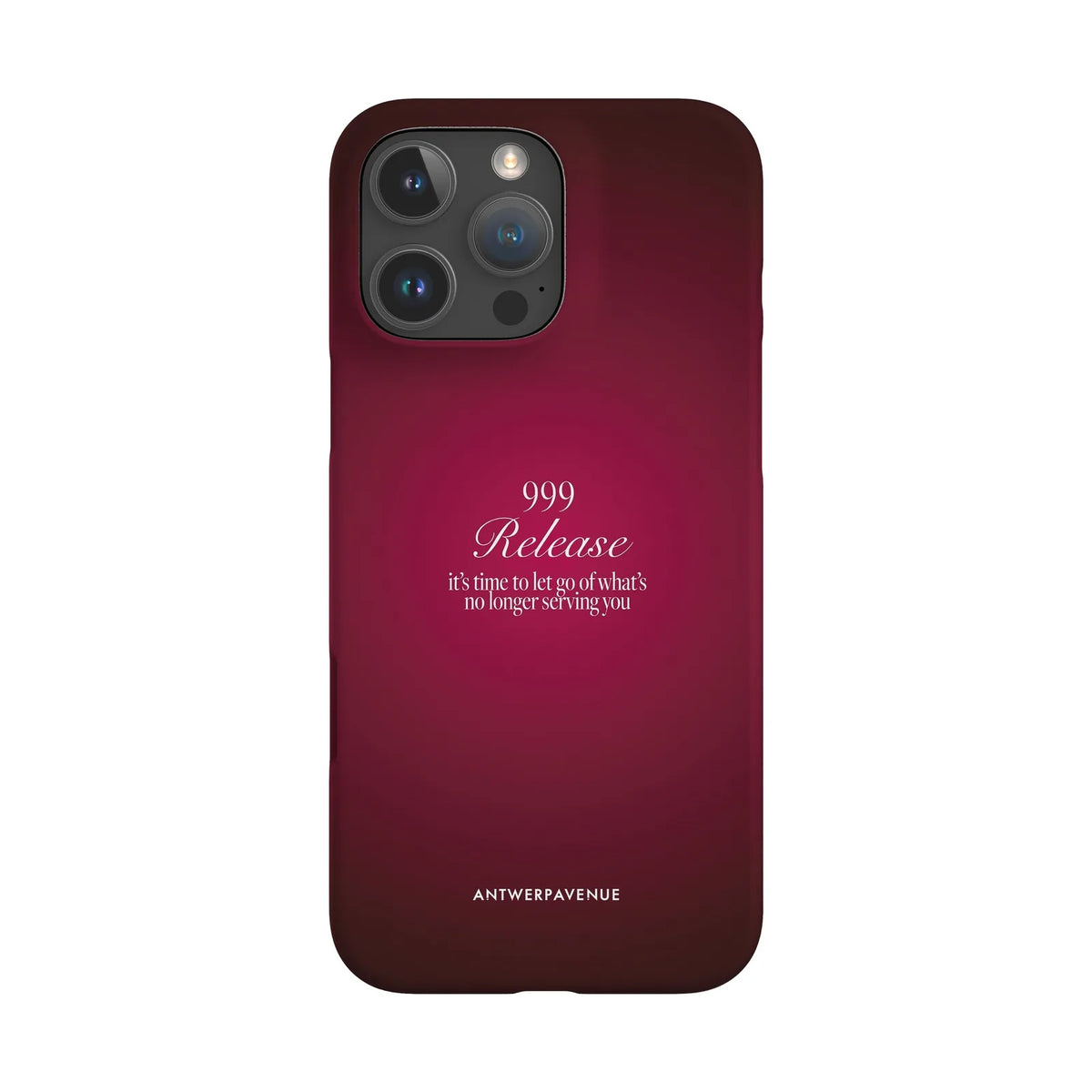 999 Release - Red Case - iPhone 16 Pro Max Snap mockup