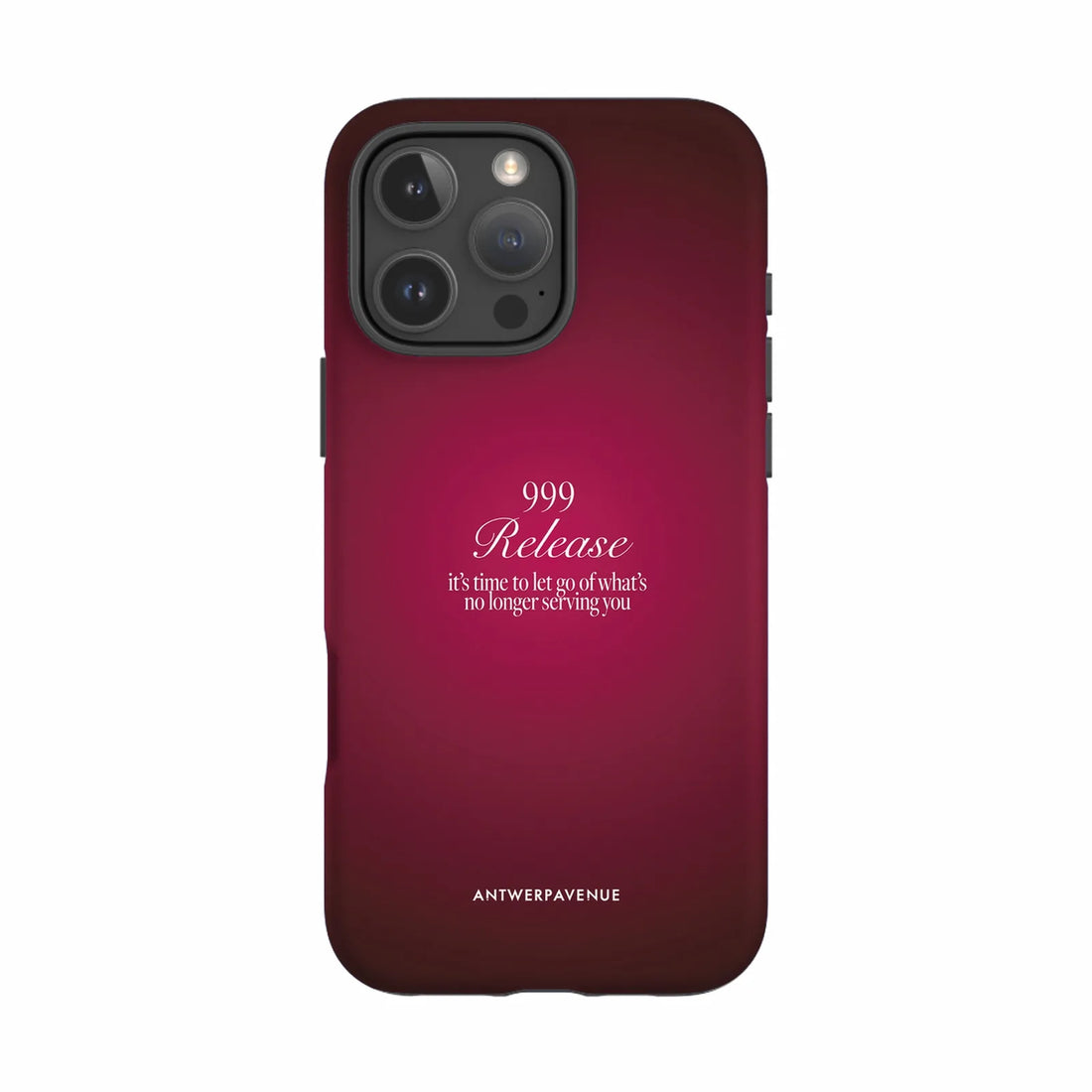 999 Release - Red Case - iPhone 16 Pro Max mockup