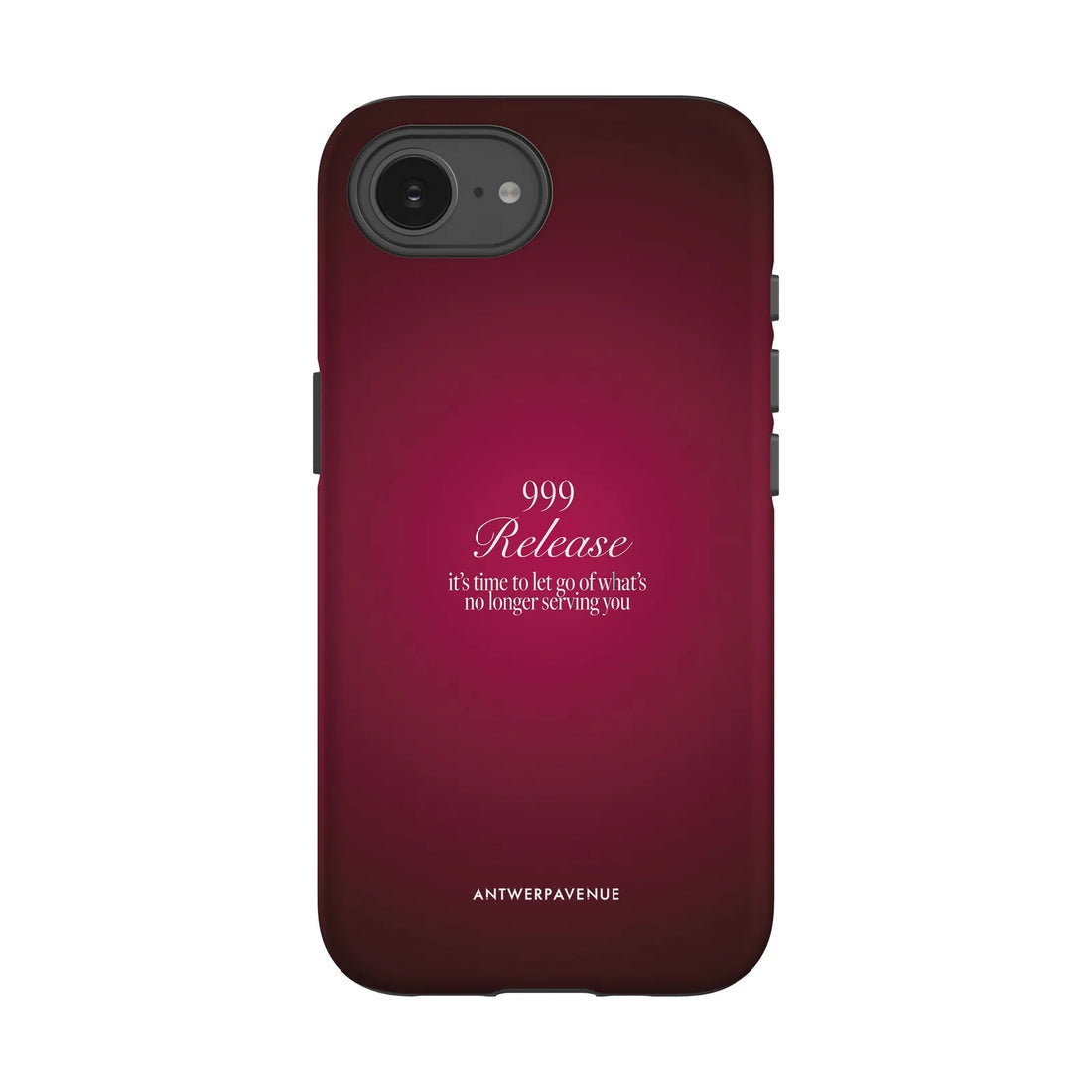 999 Release - Red Case - iPhone 16e mockup