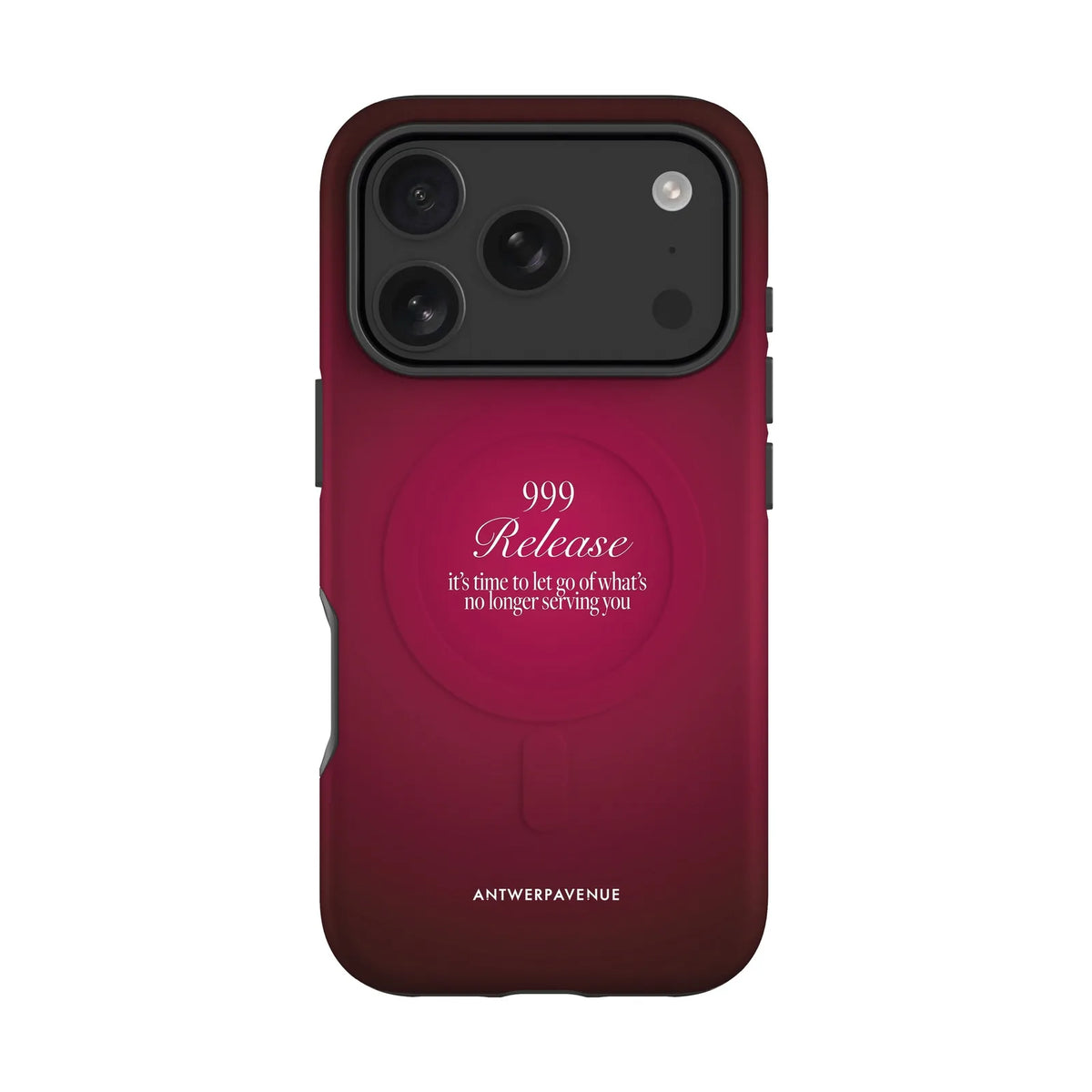 999 Release - Red Case - iPhone 17 Pro MagSafe mockup