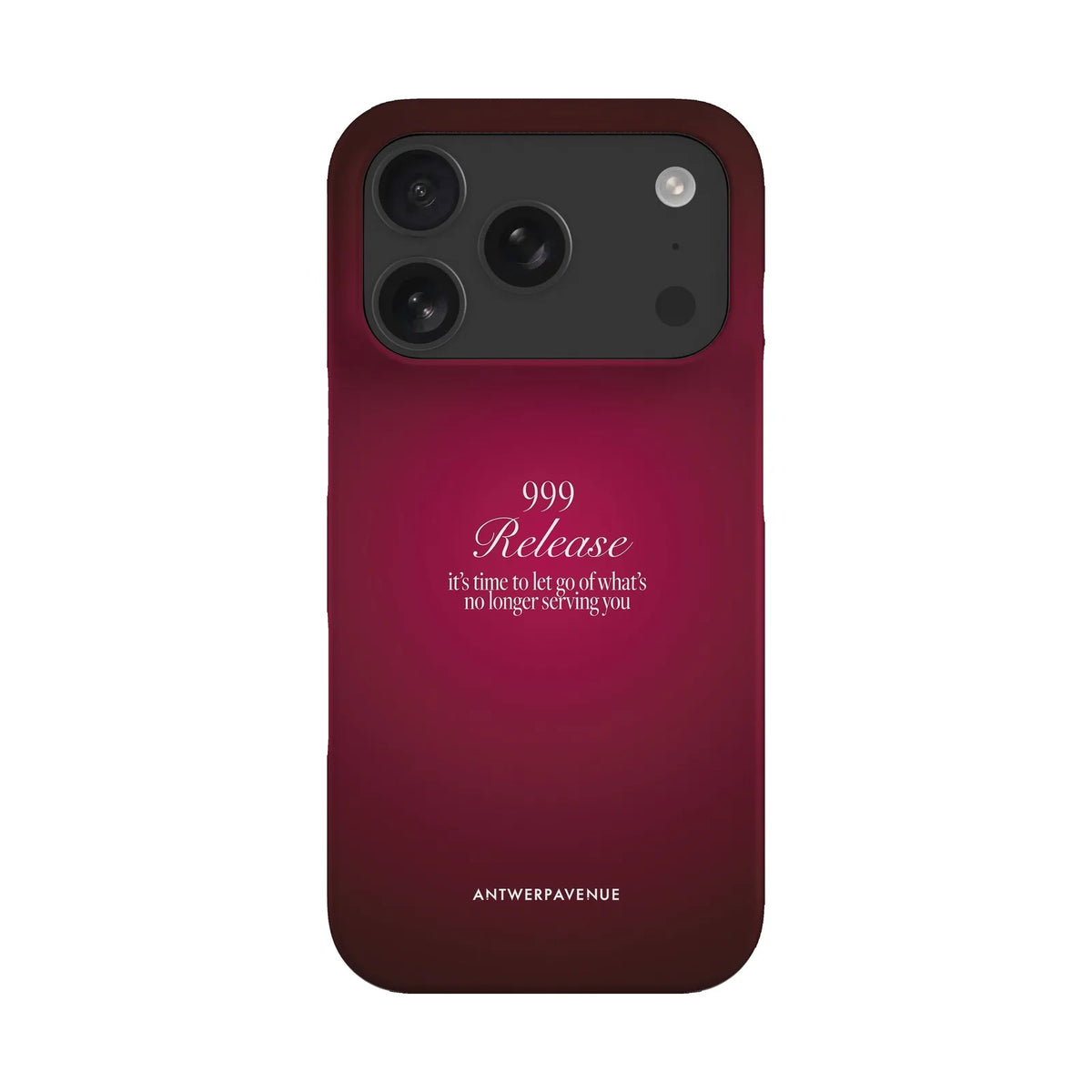 999 Release - Red Case - iPhone 17 Pro Snap mockup
