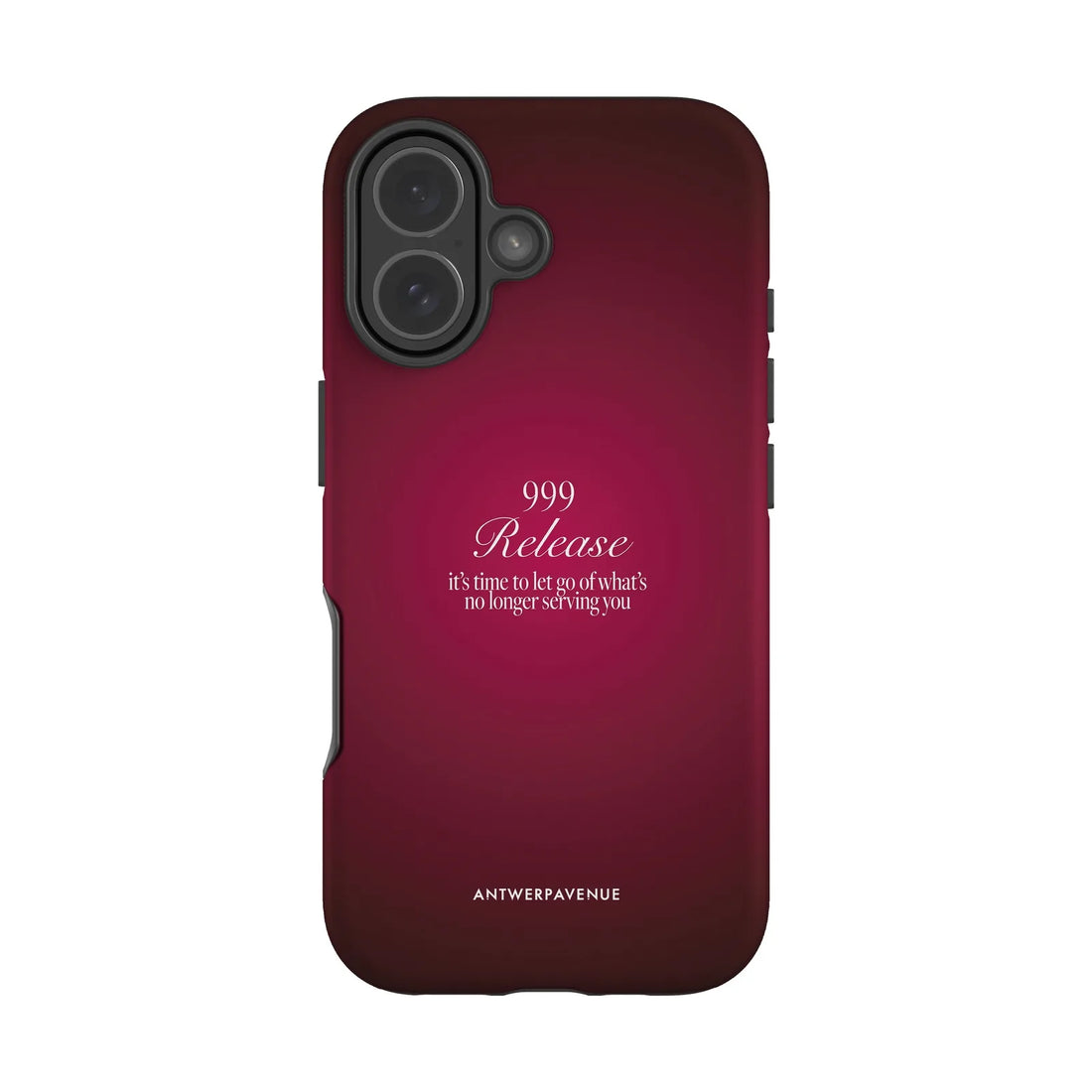 999 Release - Red Case - iPhone 17 mockup