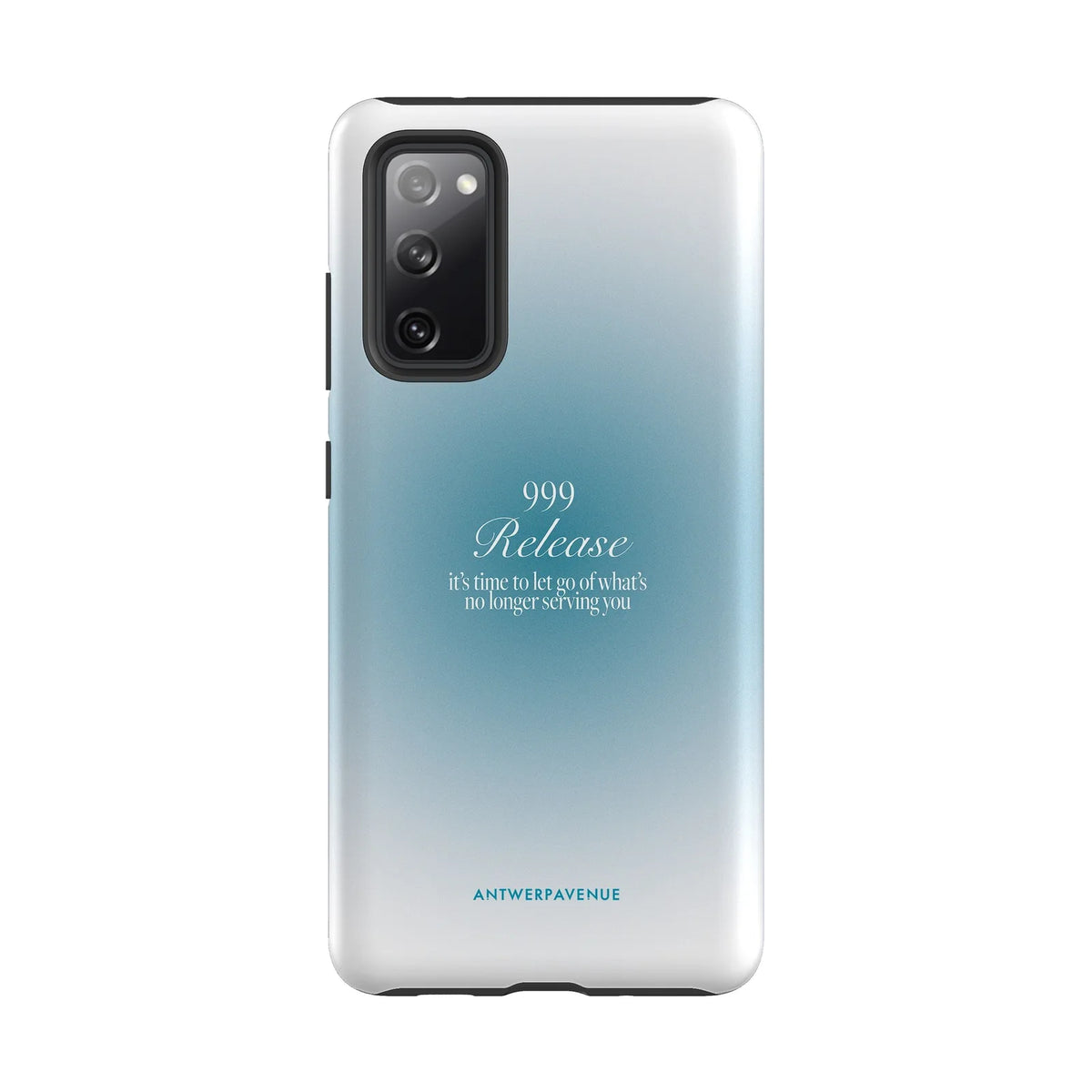 999 Release - Blue Case - Galaxy S20 FE mockup