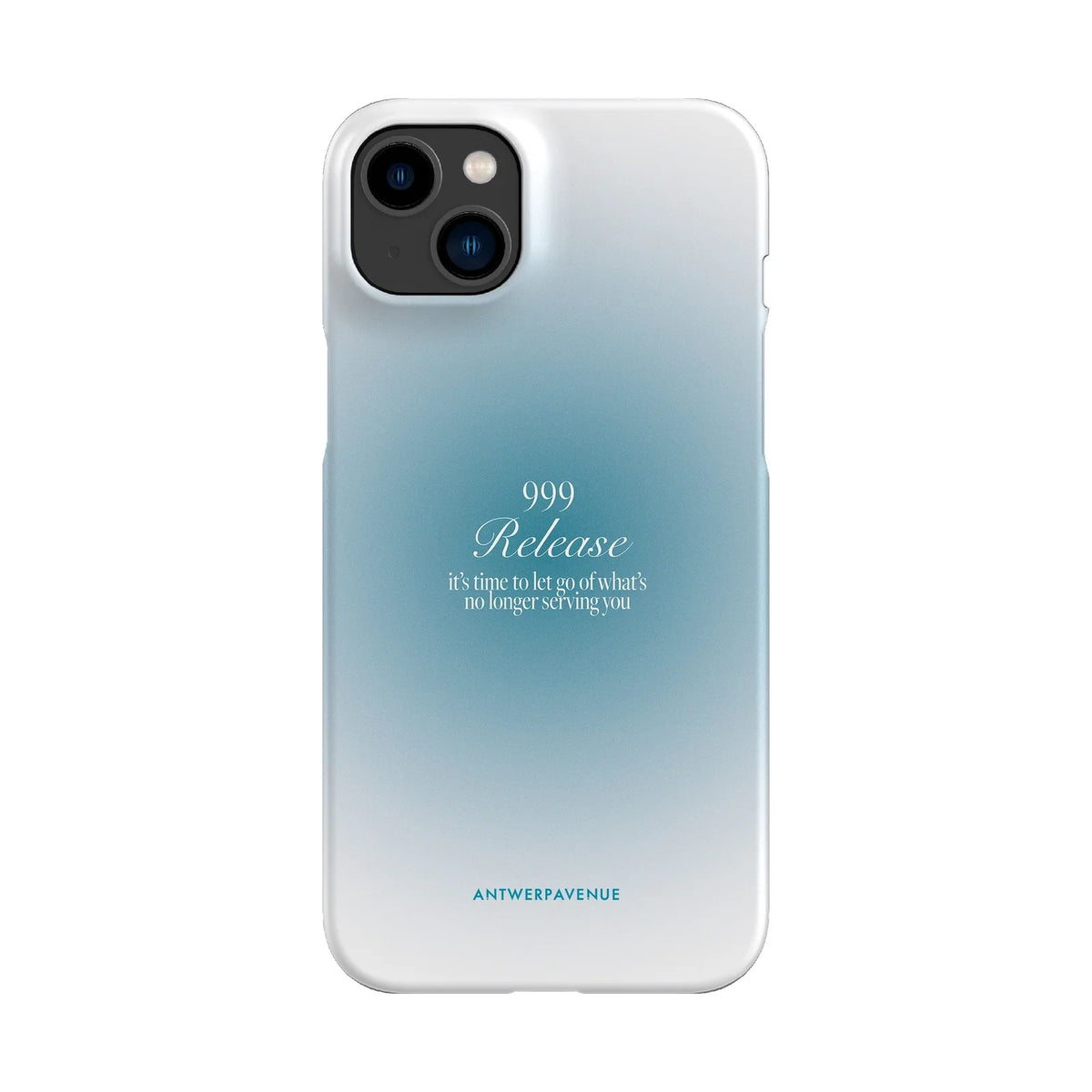 999 Release - Blue Case - iPhone 14 Plus Snap mockup